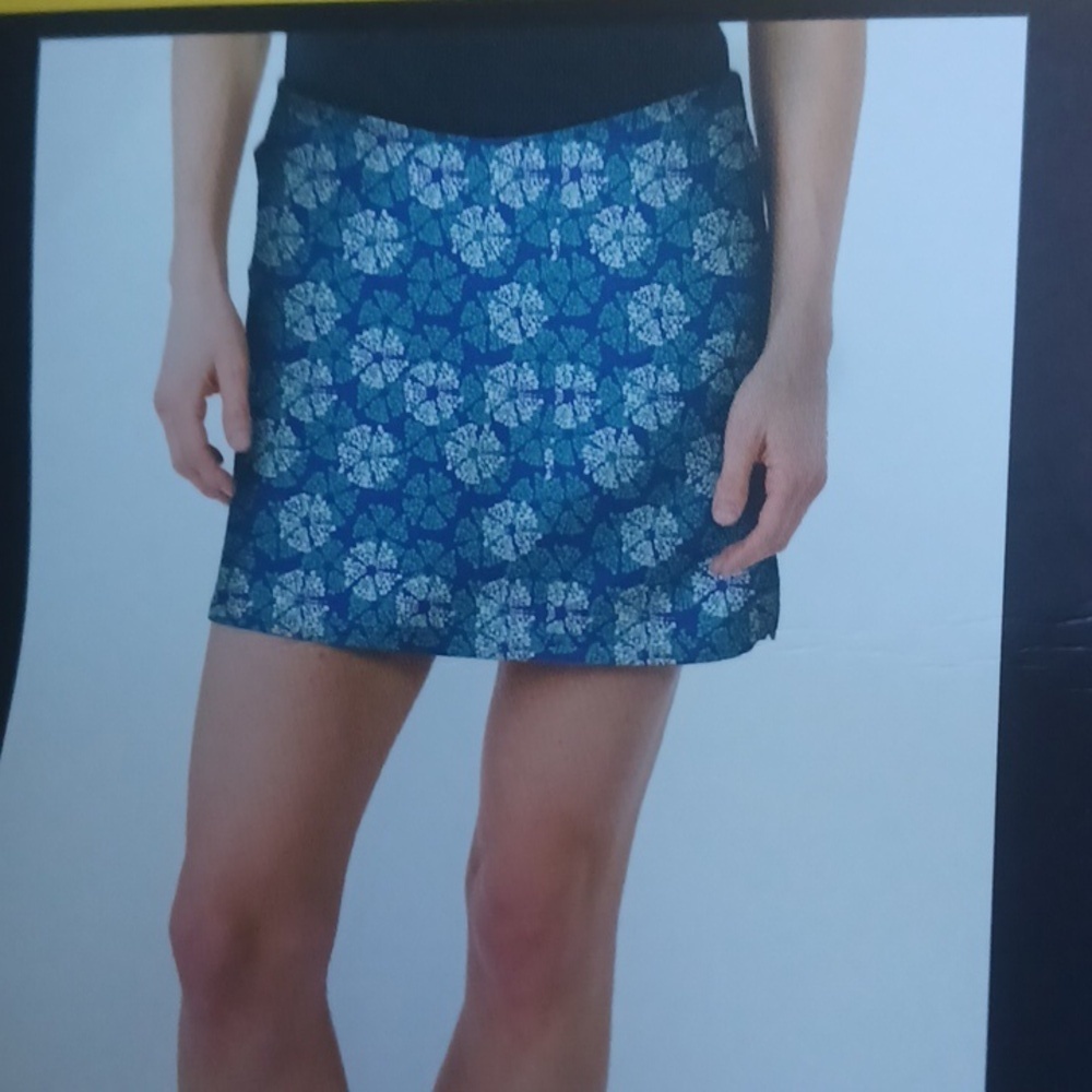 Tranquility Blue Floral Skort/Shorts